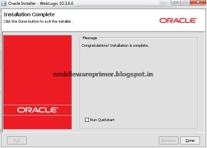 Weblogic 11g Installation Using Jar File