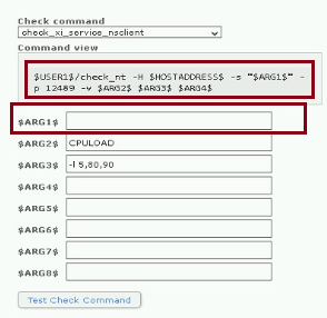 NSClient - ERROR: Invalid password