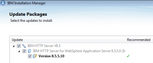 IBM HTTP Server Version 8.5 Fix Pack 10