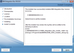IIB V9.0 fix pack 9.0.0.6 update