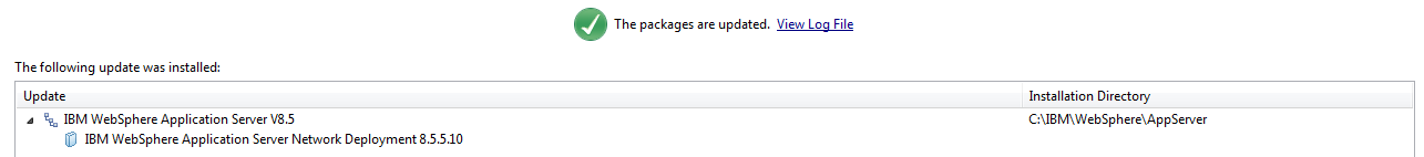 WebSphere Application Server v8.5.5 Fix Pack 10 update