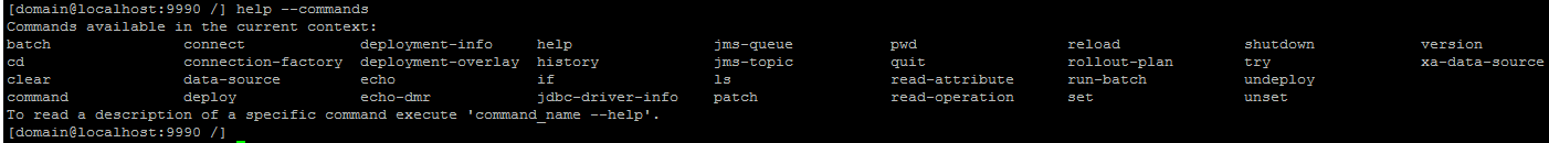 JBoss undeploy cli command